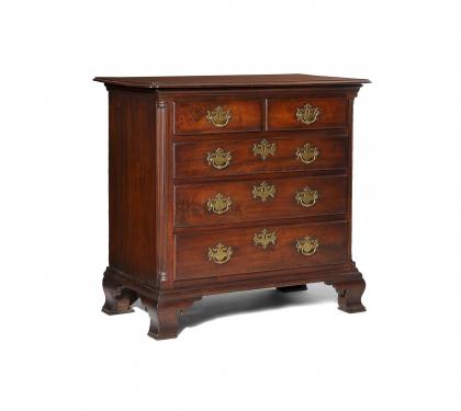 Walnut Chippendale Chest of Drawers (SOLD)