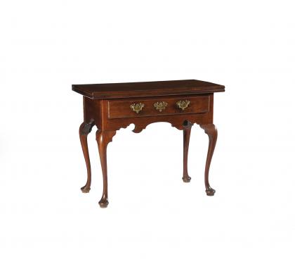 Exceptional Walnut Queen Anne Card Table (SOLD)
