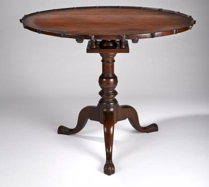Chester County Walnut Pie Crust Tea Table (SOLD)