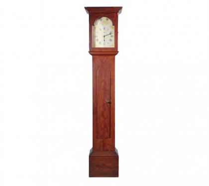 Painted Hepplewhite tall case clock (SOLD)