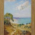 Oil on Canvas by Frank Linton Oil on Canvas by Frank Linton