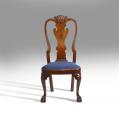 Walnut Queen Anne Balloon Seat Side Chair (SOLD)