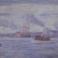 Harbor Scene By Henry McCarter (SOLD)