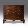 Mahogany Chippendale Bow-Front Chest of Drawers (SOLD)