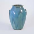 Large Galloway Glazed Urn with Excellent Verdigris Patina (SOLD)
