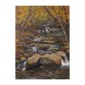 Oil on Panel Entitled "Little Falls At The Wissahickon" by Michael Stuart Traines Oil on Panel Entitled "Little Falls At The Wissahickon" by Michael Stuart Traines