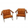 Pair of Lounge Chairs by Karl Thut for Stendig (SOLD)