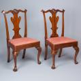 Walnut Queen Anne Side Chairs