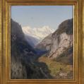 Lauterbrunnen Valley by Herman Ottomar Herzog (SOLD)
